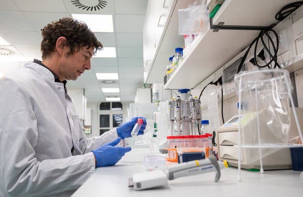 Dr. Christian Drosten, chief virologist at the Charité university research hospital in Berlin, researching the coronavirus in late January.